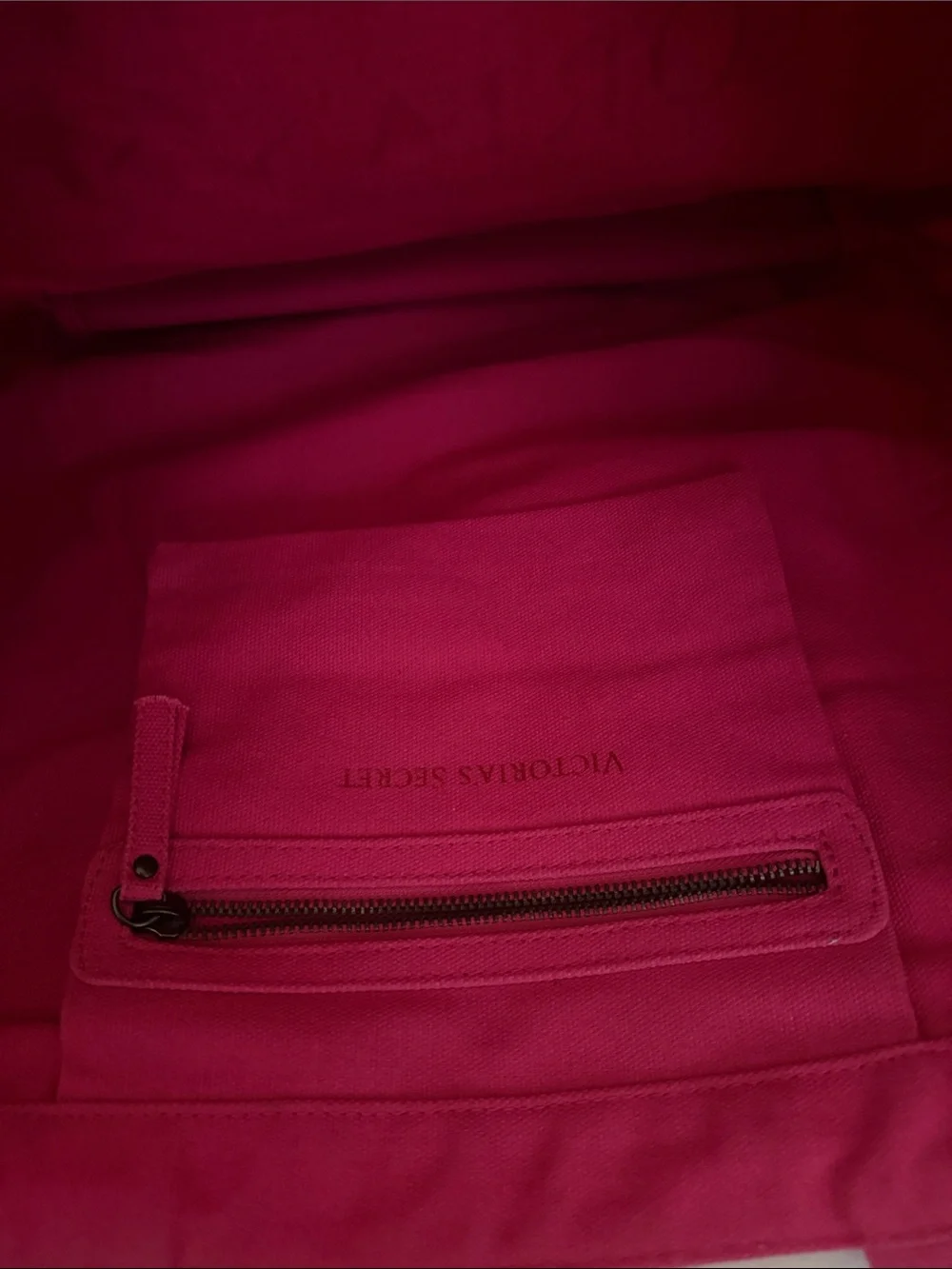 Victoria's Secret Pink Tote with Red Sequin Stripes - Picture 7 of 7